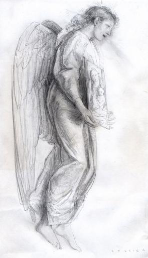 Angel with Portrait