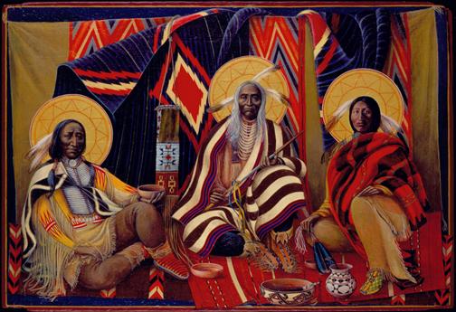 Visitors at Mamre
