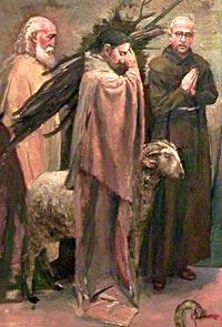 Crucifixion With Saints